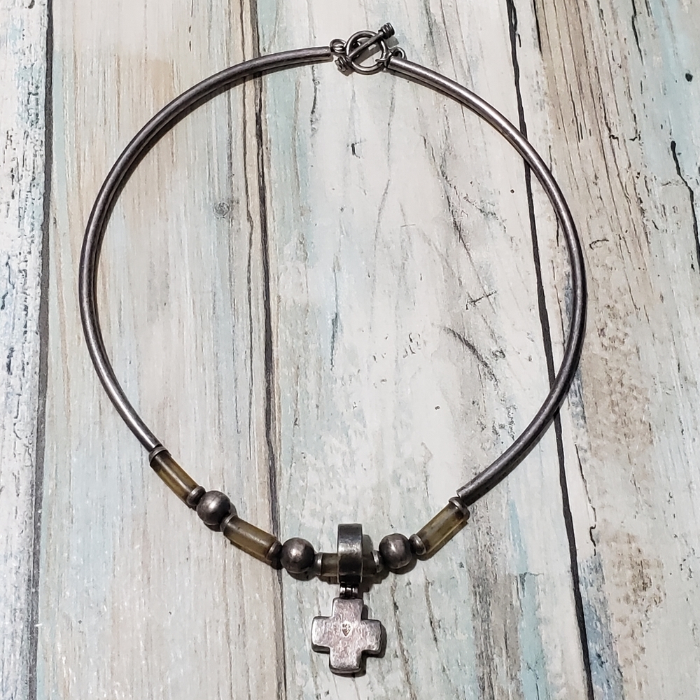 Silpada 925 Sterling Silver Ichthus Cross. - Picture 2 of 13